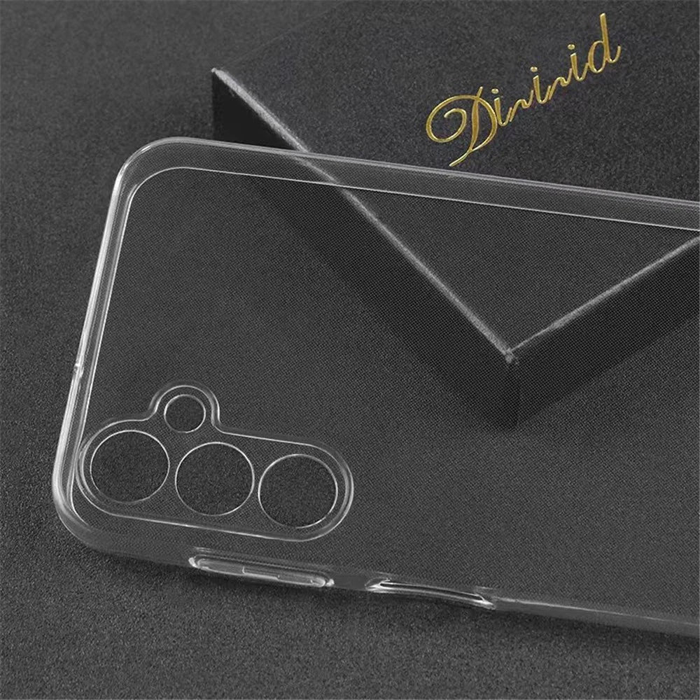 Clear Phone Case for Samsung Galaxy A25 5G (Global) (161.0 x 76.5 x 8.3mm) TPU Ultra-Thin Precise Cutouts Back Cover - 5