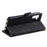 TTUDRCH Style 004 for Samsung Galaxy S23 FE Wrist Strap Splicing PU Leather Case RFID Blocking Wallet Foldable Stand Cover - Black - 4