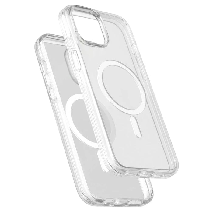 Clear Phone Case for iPhone 15 , Scratch Resistant PC + TPU Compatible with MagSafe Cover - Transparent - 4