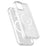 Glitter Back Protector Case for iPhone 15 Plus , Hard PC + Soft TPU Compatible with MagSafe Phone Cover - White - 4