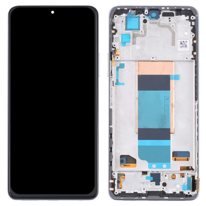 For Xiaomi Redmi K40S 5G / Poco F4 5G Grade C LCD Screen and Digitizer Assembly + Frame (TFT Technology) (without Logo) - Blue - 1