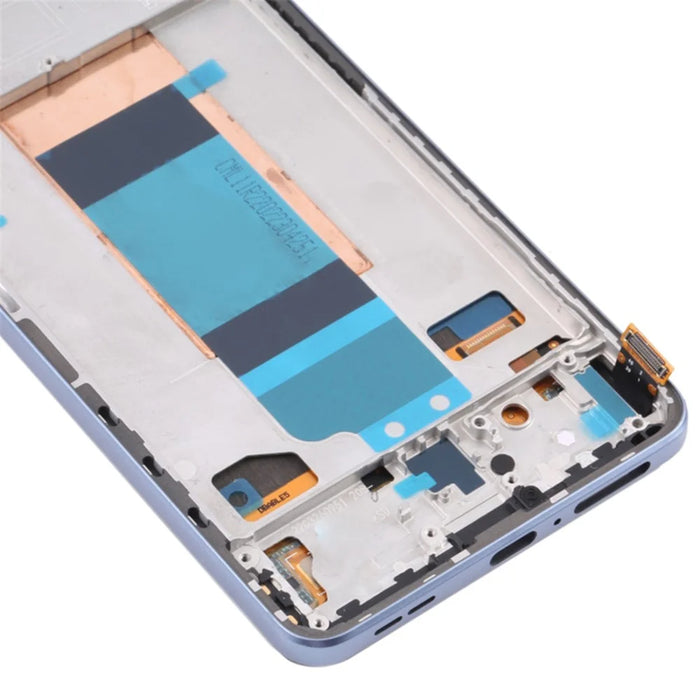 For Xiaomi Redmi K40S 5G / Poco F4 5G Grade C LCD Screen and Digitizer Assembly + Frame (TFT Technology) (without Logo) - Blue - 5