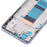 For Xiaomi Redmi K40S 5G / Poco F4 5G Grade C OLED Screen and Digitizer Assembly + Frame Repair Part (without Logo) - Blue - 4