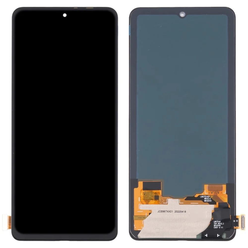 For Xiaomi Poco F4 5G Grade C OLED Screen and Digitizer Assembly Part (without Logo) - 1