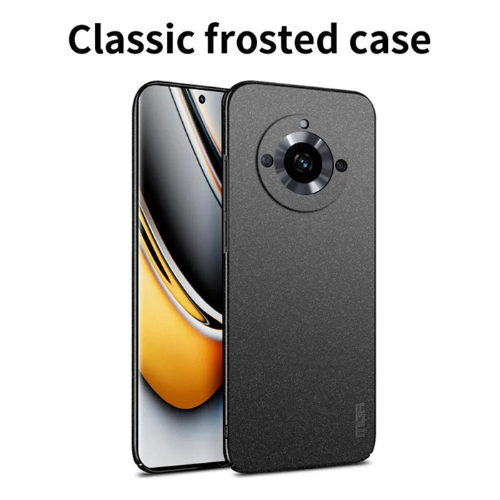 MOFI Shield Matte Series For Realme 11 Pro 5G Matte Hard PC Phone Case Anti-scratch Phone Cover - Black - 2