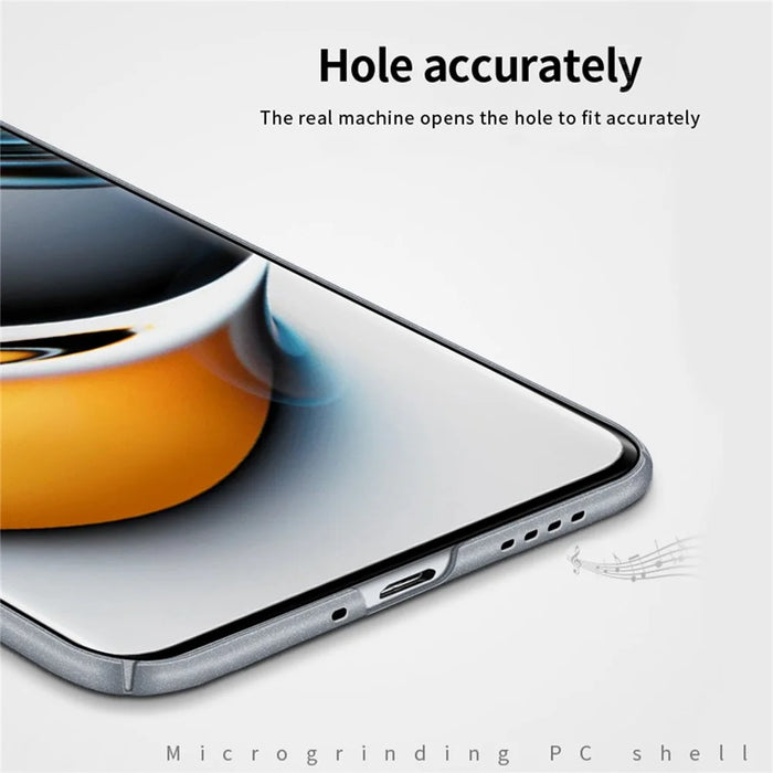 MOFI Shield Matte Series For Realme 11 Pro 5G Matte Hard PC Phone Case Anti-scratch Phone Cover - Black - 7