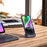 Kickstand Magnetic Case for iPhone 15 Plus , Shockproof TPU+Acrylic Matte Phone Cover - Purple - 4