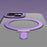 Kickstand Magnetic Case for iPhone 15 Plus , Shockproof TPU+Acrylic Matte Phone Cover - Purple - 5