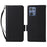 PU Leather Phone Case for Blackview Oscal C30 / C30 Pro , Wallet Stand Litchi Texture Full Protection Cover with Strap - Black - 1