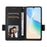 PU Leather Phone Case for Blackview Oscal C30 / C30 Pro , Wallet Stand Litchi Texture Full Protection Cover with Strap - Black - 2