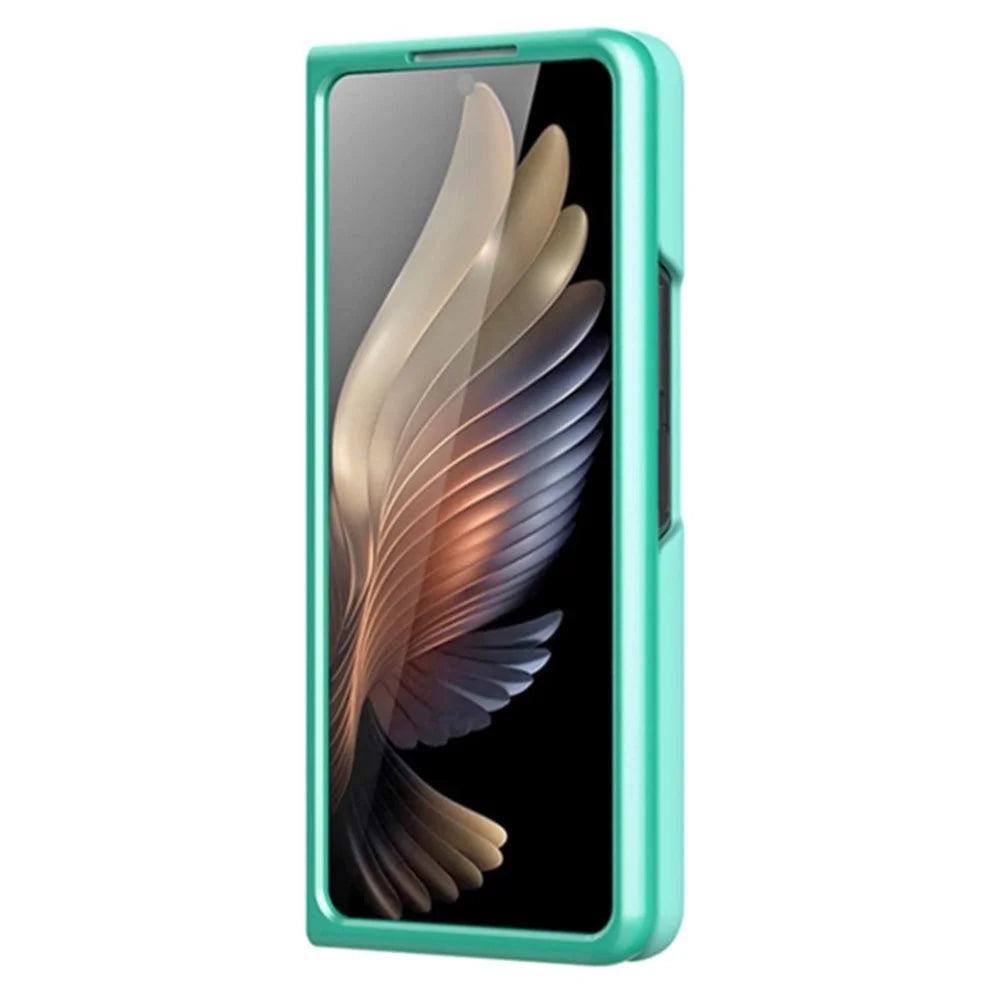 For Samsung Galaxy Z Fold5 5G Liquid Silicone Anti-Drop Phone Case Ultra Slim Shockproof Cover - Baby Blue - 6