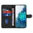 For Samsung Galaxy S20 FE 5G / S20 FE / S20 FE 2022 / S20 Lite Wallet Leather Phone Cover Imprinted Stand Case - Black - 2