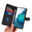 For Samsung Galaxy S20 FE 5G / S20 FE / S20 FE 2022 / S20 Lite Wallet Leather Phone Cover Imprinted Stand Case - Black - 5