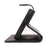 For Samsung Galaxy A22 5G (EU Version) A22S PU Leather Phone Case Imprinted Line Wallet Stand Shell - Black - 6