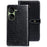 IDEWEI For Asus Zenfone 10 5G Wallet Phone Case Crocodile Texture Leather Phone Cover - Black - 1