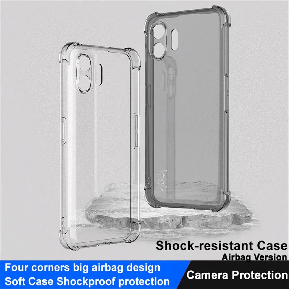 IMAK For Nothing Phone (2) Transparent Phone Case Four Corner Anti-drop Soft TPU Back Cover - Transparent - 3