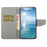 For iPhone 15 Plus Pattern Printing Flip Stand Cover PU Leather Cross Texture Wallet Phone Case with Strap - Akita Dog - 2