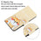 For iPhone 15 Plus Pattern Printing Flip Stand Cover PU Leather Cross Texture Wallet Phone Case with Strap - Akita Dog - 4