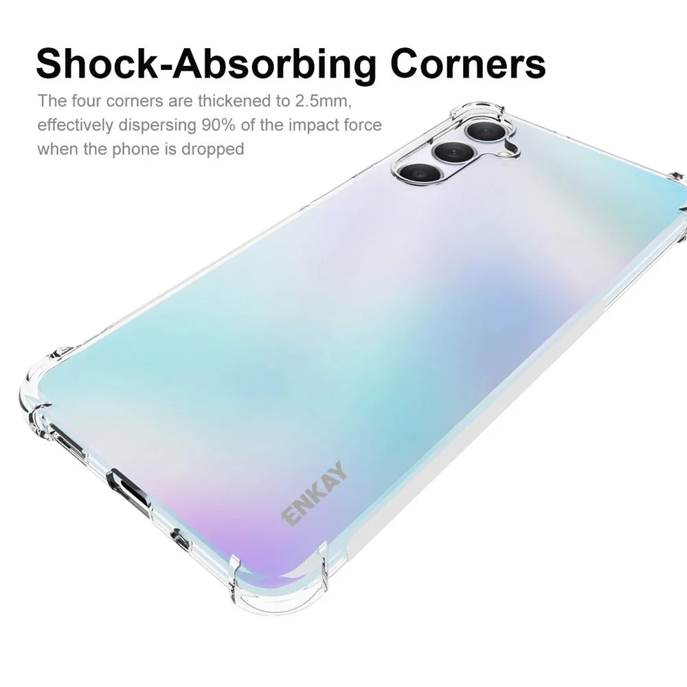 ENKAY HAT PRINCE For Samsung Galaxy M54 5G / F54 5G TPU Clear Phone Case with High Aluminium-silicon Glass Screen Film - 2