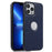 Protective Case for iPhone 13 Pro 6.1 inch Logo View Phone Case Soft TPU+PU Phone Slim Cover - Blue - 1