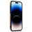 Soft TPU+PU Phone Case for iPhone 14 Pro Max Shockproof Slim Case Logo View Phone Cover - Brown - 3