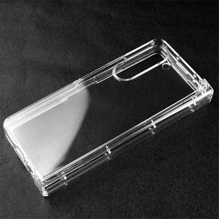 For Samsung Galaxy Z Fold5 5G Transparent PC Phone Case 3-Piece Design Phone Cover - 5