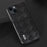 ABEEL For iPhone 15 PU Leather Coated PC+TPU Phone Case Grid Texture Shockproof Cover - Black - 3