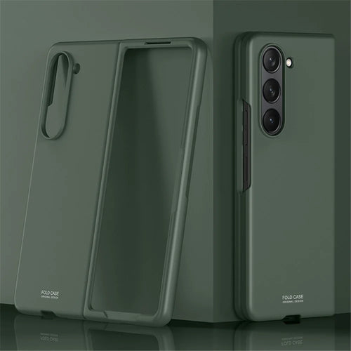 For Samsung Galaxy Z Fold5 5G Hard PC Phone Case  Skin-touch Feeling Shockproof Cover - Green - 1