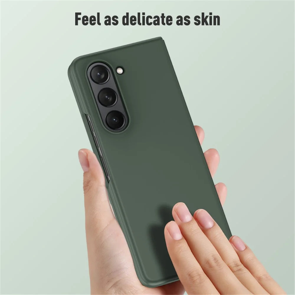 For Samsung Galaxy Z Fold5 5G Hard PC Phone Case  Skin-touch Feeling Shockproof Cover - Green - 2