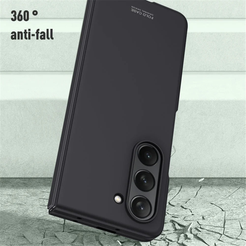 For Samsung Galaxy Z Fold5 5G Hard PC Phone Case  Skin-touch Feeling Shockproof Cover - Green - 4