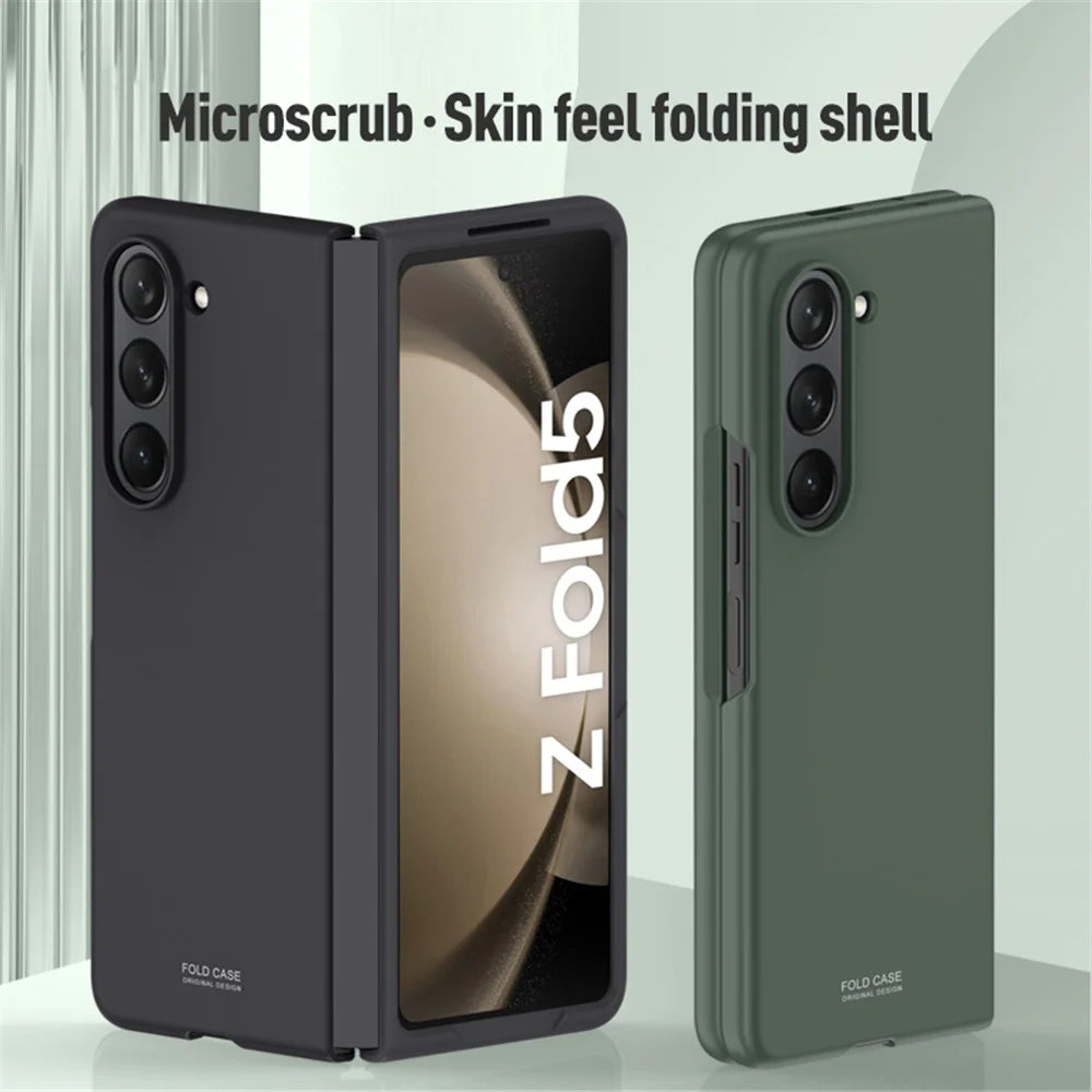 For Samsung Galaxy Z Fold5 5G Hard PC Phone Case  Skin-touch Feeling Shockproof Cover - Green - 6