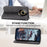 Leather Phone Case for Realme 11 Pro 5G Anti-fall Imprinted Rhombus Pattern Wallet Stand Cover - Black - 4