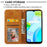 For Realme C53 (Global) / C53 (India) / C51 Leather Phone Case Imprinted Rhombus Pattern Wallet Stand Shockproof Cover - Yellow - 3