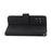 For Samsung Galaxy A25 5G (Global) (161.0 x 76.5 x 8.3mm) Leather Case Stand Wallet with Strap - Black - 3