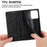 DF-05 For Realme C53 (Global) / C53 (India) / C51 PU Leather Case RFID Blocking Phone Cover with Stand Wallet - Black - 7