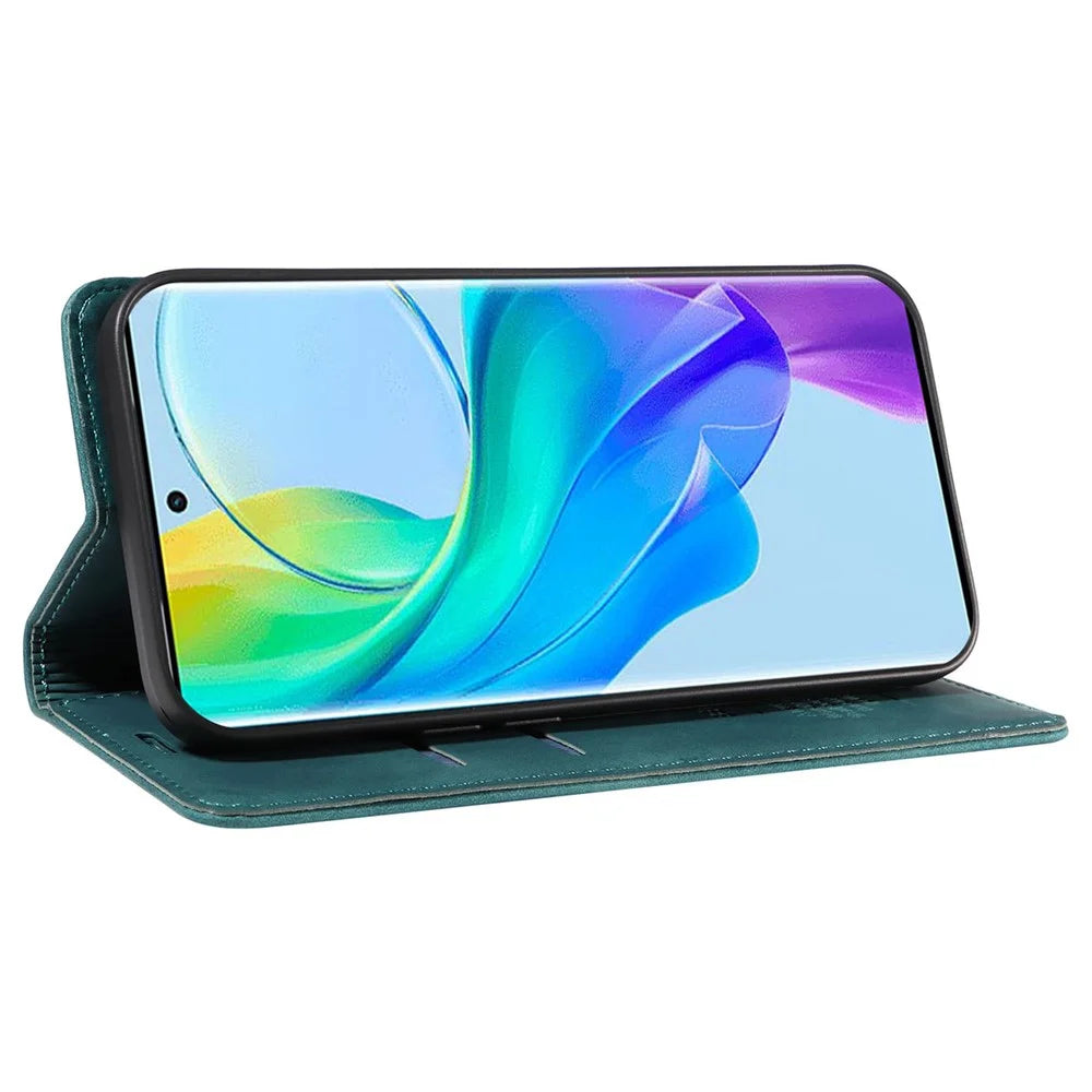 BETOPNICE 003 For vivo Y78 5G / Y78+ 5G RFID Blocking Flip Stand Cover Wallet PU Leather Shell Phone Case - Green - 3