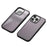 Phantom Series for iPhone 14 Pro Shockproof Phone Case TPU + PC Translucent Matte Cover - Dark Purple - 1
