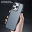 Phantom Series for iPhone 13 Pro Translucent Matte Case TPU + PC  Slim Protective Phone Cover - Blue - 5