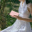 Impact Resistant Case for Samsung Galaxy S21 Ultra 5G Silk Texture Leather Wallet Stand Shell with Hand Strap - Rose Gold - 5