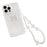 Crystal Clear Phone Case for iPhone 12 Pro , Flexible TPU Phone Cover Bowknot Decor Shell with Wrist Strap - 1