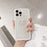 Crystal Clear Phone Case for iPhone 12 Pro , Flexible TPU Phone Cover Bowknot Decor Shell with Wrist Strap - 7