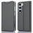 Stand Phone Cover for Samsung Galaxy S23 , PU Leather Card Holder Magnetic Folio Case - Black - 1