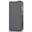 Stand Phone Cover for Samsung Galaxy S23 , PU Leather Card Holder Magnetic Folio Case - Black - 6