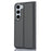 Stand Phone Cover for Samsung Galaxy S23 , PU Leather Card Holder Magnetic Folio Case - Black - 7