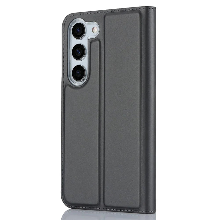 Stand Phone Cover for Samsung Galaxy S23 , PU Leather Card Holder Magnetic Folio Case - Black - 7