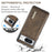 DG.MING M2 Series for Google Pixel 8 Magnetic Detachable Back Cover Leather Coated PC+TPU Kickstand Wallet Phone Case - Coffee - 7