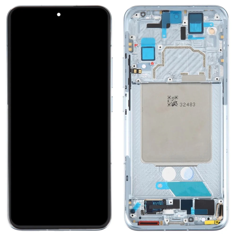 For Xiaomi 13 OEM Grade S AMOLED Screen and Digitizer Assembly + Frame Part (without Logo) - Blue - 1