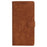 For iPhone 15 Pro Cell Phone Cover PU Leather Wallet Slim-Fit Mobile Phone Case Stand Skin-touch Shell - Brown - 6