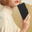 For iPhone 15 Pro Max PU Leather Mobile Phone Case Wallet Stand Skin-touch Phone Cover - Black - 5