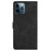 For iPhone 15 Pro Max PU Leather Mobile Phone Case Wallet Stand Skin-touch Phone Cover - Black - 7